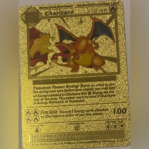 Gold foil charizard
